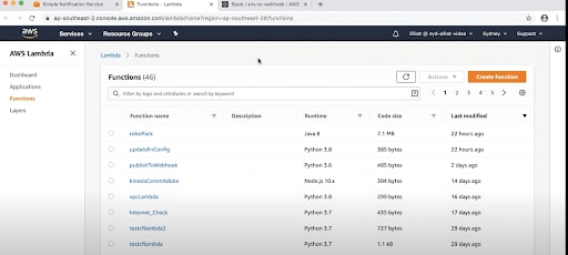 Creating a new Lambda Function